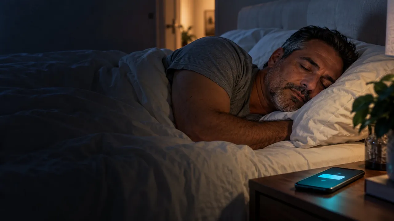 Business owner sleeping while his phone books an appointment